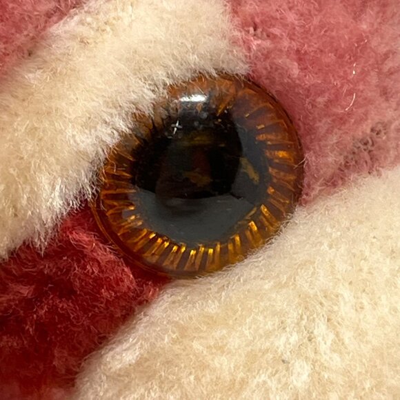 Vintage Ace Novelty Co. Pink Maroon Raccoon Plush Stuffed Animal‎ Toy - Picture 10 of 14